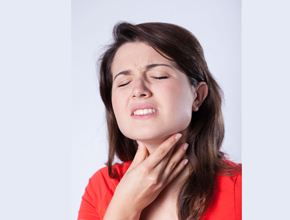 el dolor de garganta